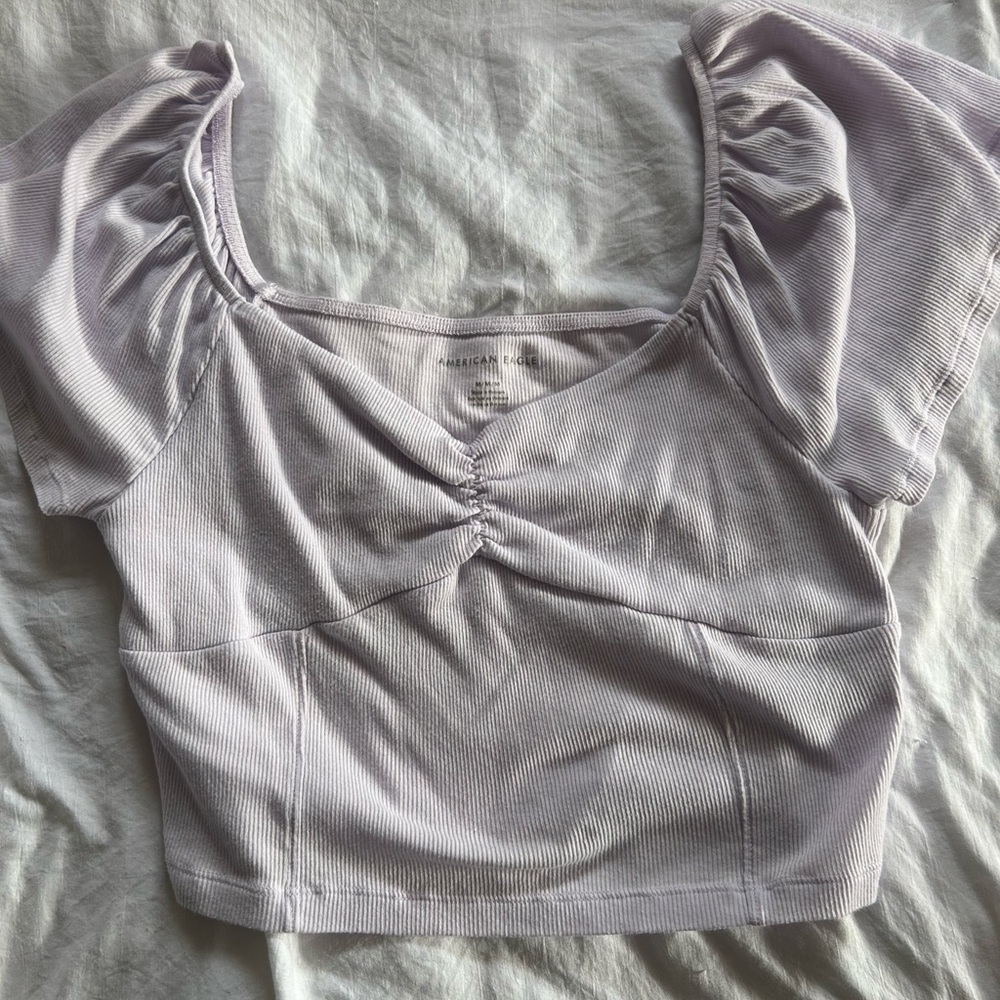 Purple American Eagle top